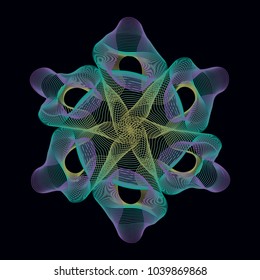 Abstract colorful background, pattern, fractal