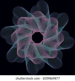 Abstract colorful background, pattern, fractal