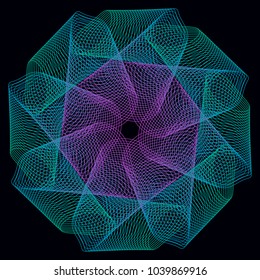 Abstract colorful background, pattern, fractal