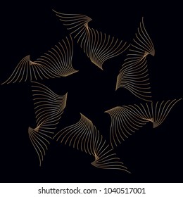 Abstract colorful background, pattern, fractal