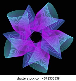 Abstract colorful background, pattern, fractal