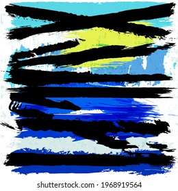 abstract colorful background pattern, with paint strokes and splashes, design template
