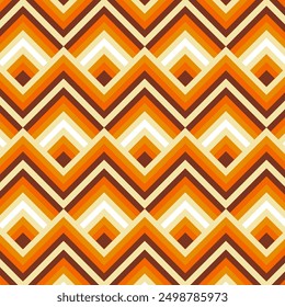 Abstractas. patrón de fondo colorido sin fisuras retro años 70. Vector.
