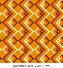 Abstractas. patrón de fondo colorido sin fisuras retro años 70. Vector.