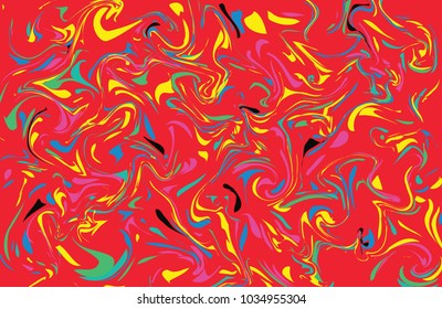 Abstract colorful background, abstract colorful pattern in the style of pop art, abstract messy strokes of various colors, imitation of marble pattern