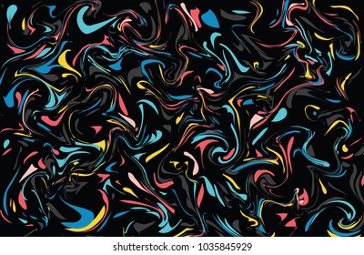 Abstract colorful background, abstract colorful pattern in the style of pop art, abstract messy strokes of various colors, imitation of marble pattern