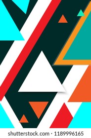 Abstract Colorful background patterns illustration.Eps10 vector