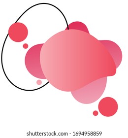 Fondo abstracto colorido, fondo abstracto rosado