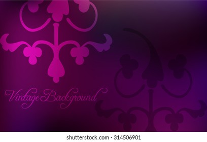 Abstract colorful background with pink floral