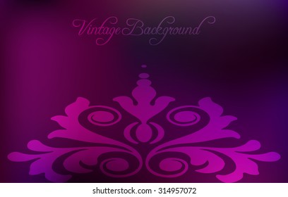 Abstract colorful background with pink floral