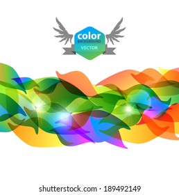 Abstract colorful background with place for text, VECTOR