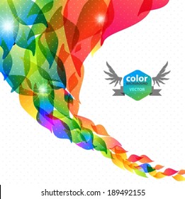 Abstract colorful background with place for text, VECTOR