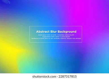 Abstract colorful background with place for text. Blurred gradient backdrop. Vector illustration for your graphic design, template, banner, poster or website.