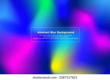 Abstract colorful background with place for text. Blurred gradient backdrop. Vector illustration for your graphic design, template, banner, poster or website.