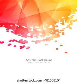 Abstract colorful background with polygon shapes

