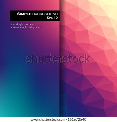 abstract colorful background with polygonal triangles.
