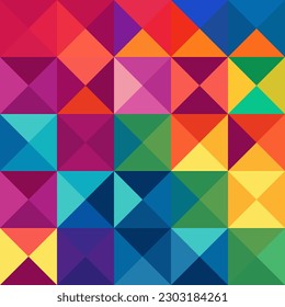 Abstract colorful background in Pride Month LGBTQ+ concept vector