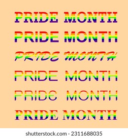 abstract colorful background, pride month