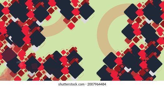 Abstract colorful background with random geometric triangle pattern