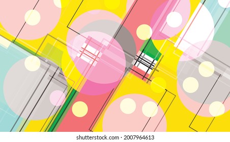 Abstract colorful background with random geometric triangle pattern