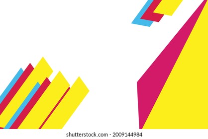 Resumen de fondo colorido con un patrón de triángulo geométrico aleatorio