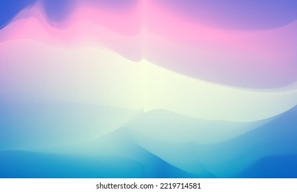 Abstract Colorful Background with random wave shapes.