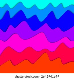 abstract colorful background from red to blue