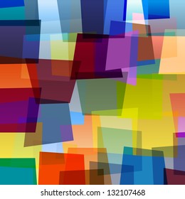 abstract colorful background, retro style