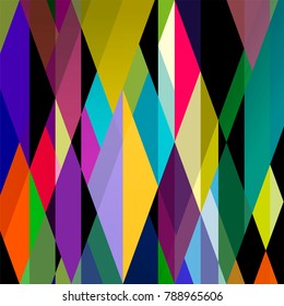 abstract colorful background, retro style