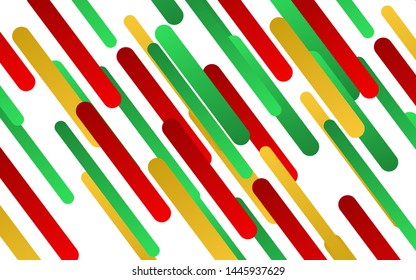 Abstract colorful background with rounded line pattern composition. Contrast color yellow, green, red for use element modern cover, banner, brochure, poster, advertising