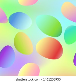 Abstract colorful background. Seamless geometric multicolor pattern for wallpaper, web page, textures, fabric, textile. Decorative vector illustration with blue, green, yellow, orange, pink color. 