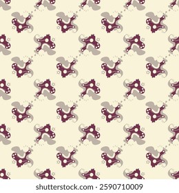 Abstract colorful background. Seamless neutral pattern with abstract ornaments. Vector illustration.