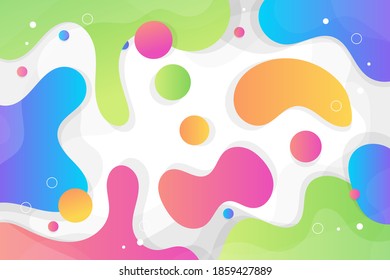 Abstract colorful background shapes design