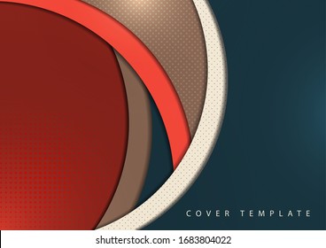 Fondo colorido abstracto de líneas onduladas brillantes y curvas. Plantilla para un proyecto empresarial. Ilustración vectorial para su diseño.