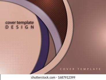 Abstrakter bunter Hintergrund glänzender, glänzender Linien und gebogener Formen. Vorlage für ein Geschäftsprojekt. Vektorillustration-Illustration für Ihr Design.