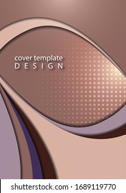 Abstrakter bunter Hintergrund glänzender, glänzender Linien und gebogener Formen. Vorlage für ein Geschäftsprojekt. Vektorillustration-Illustration für Ihr Design.