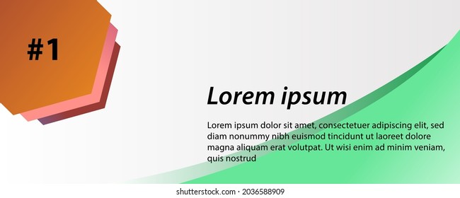 Abstract colorful background with simple style, suitable for presentation, banner, backgrounds, poster and others
