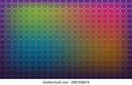 abstract colorful background with of small circles