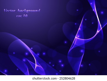 Abstract colorful background smoke wave. Vector