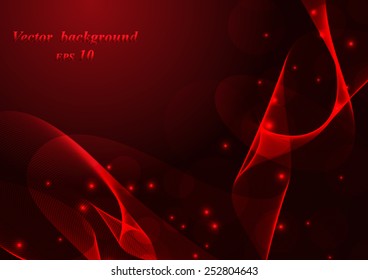 Abstract colorful background smoke wave. Vector