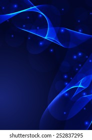 Abstract colorful background smoke wave. Vector