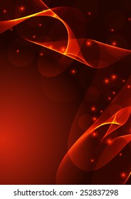 Abstract colorful background smoke wave. Vector