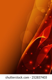Abstract colorful background smoke wave. Vector