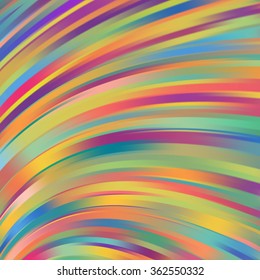 Abstract colorful background with smooth lines. Color waves, pattern, art, technology wallpaper, technology background.  Vector illustration