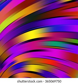 Abstract colorful background with smooth lines. Color waves, pattern, art, technology wallpaper, technology background.  Vector illustration
