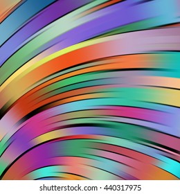 Abstract colorful background with smooth lines. Color waves, pattern, art, technology wallpaper, technology backdrop.  Vector illustration