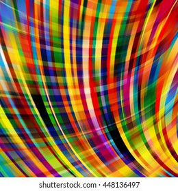 Abstract colorful background with smooth lines. Color waves, pattern, art, technology wallpaper, technology background.  Vector illustration