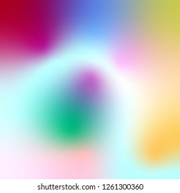 Abstract colorful background; soft multicolor gradient vector background. 