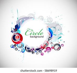 Abstract colorful background with space of your text. eps10 Vector illustration.