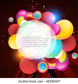 abstract colorful background with space for your text
